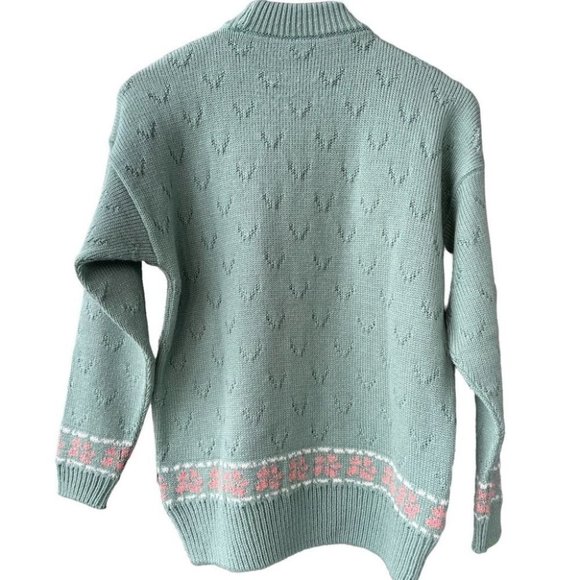 Vintage St-Michael's pastel fair isle knit sweater - Picture 2 of 6